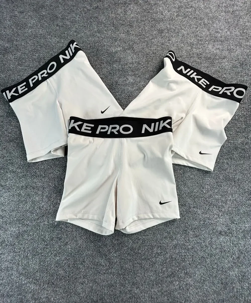 Nike Pro Dri-FIT Compression Shorts 3-Pack Bundle White Black WM XS/S Athletic